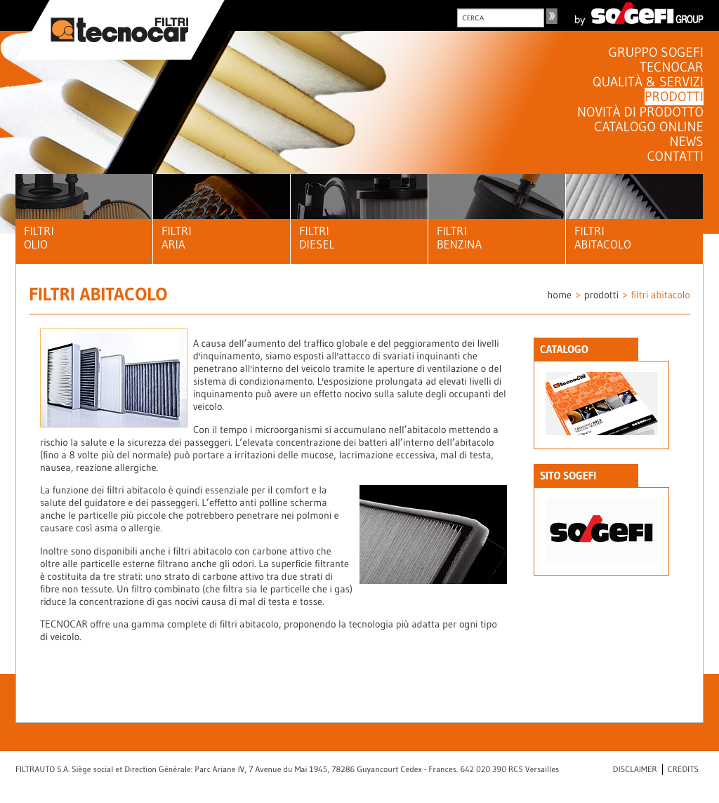 02 FILTRI TECNOCAR 02 FILTRI TECNOCAR