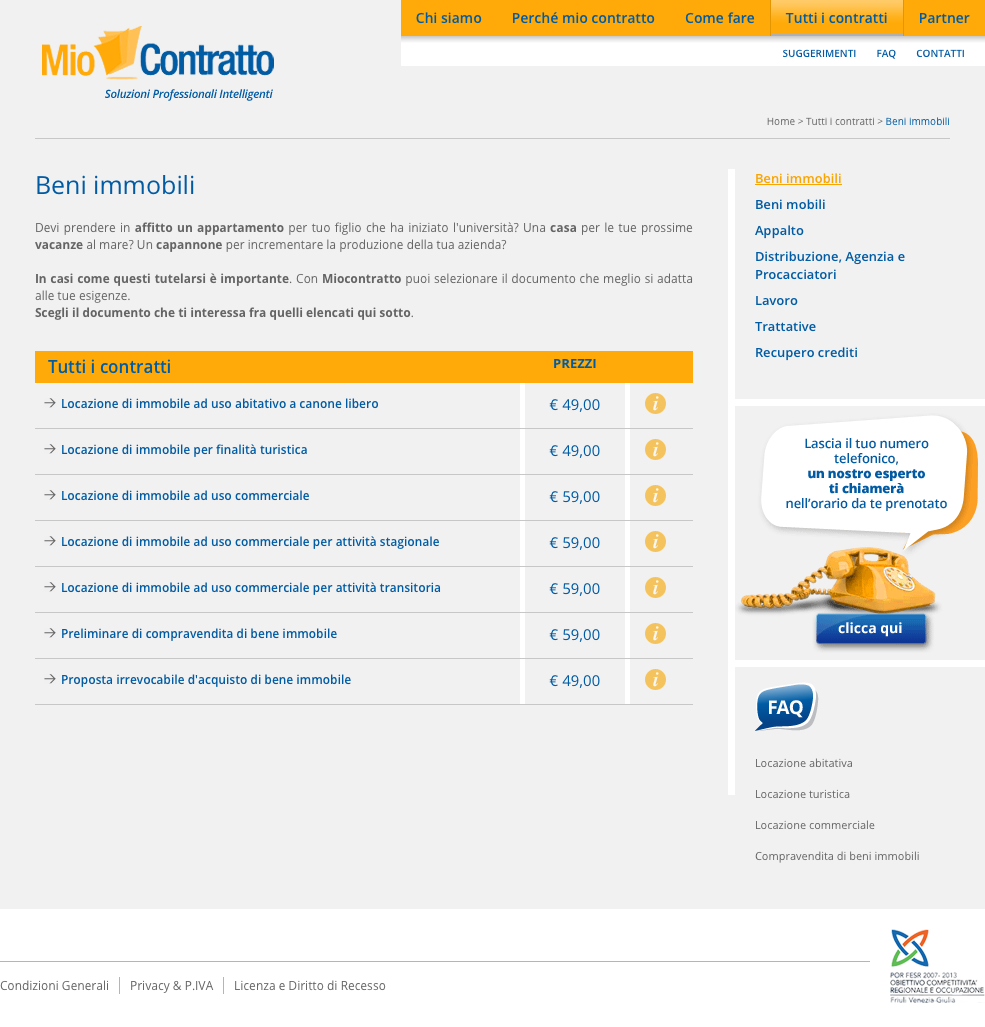 03 BENI MIOCONTRATTO 03 BENI MIOCONTRATTO