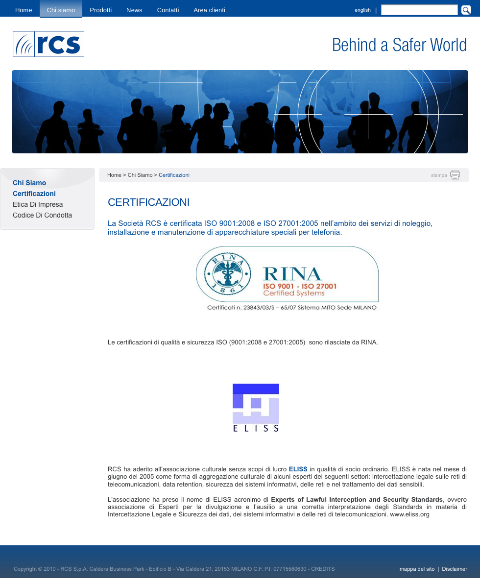 03 CERTIFICAZIONI RCS