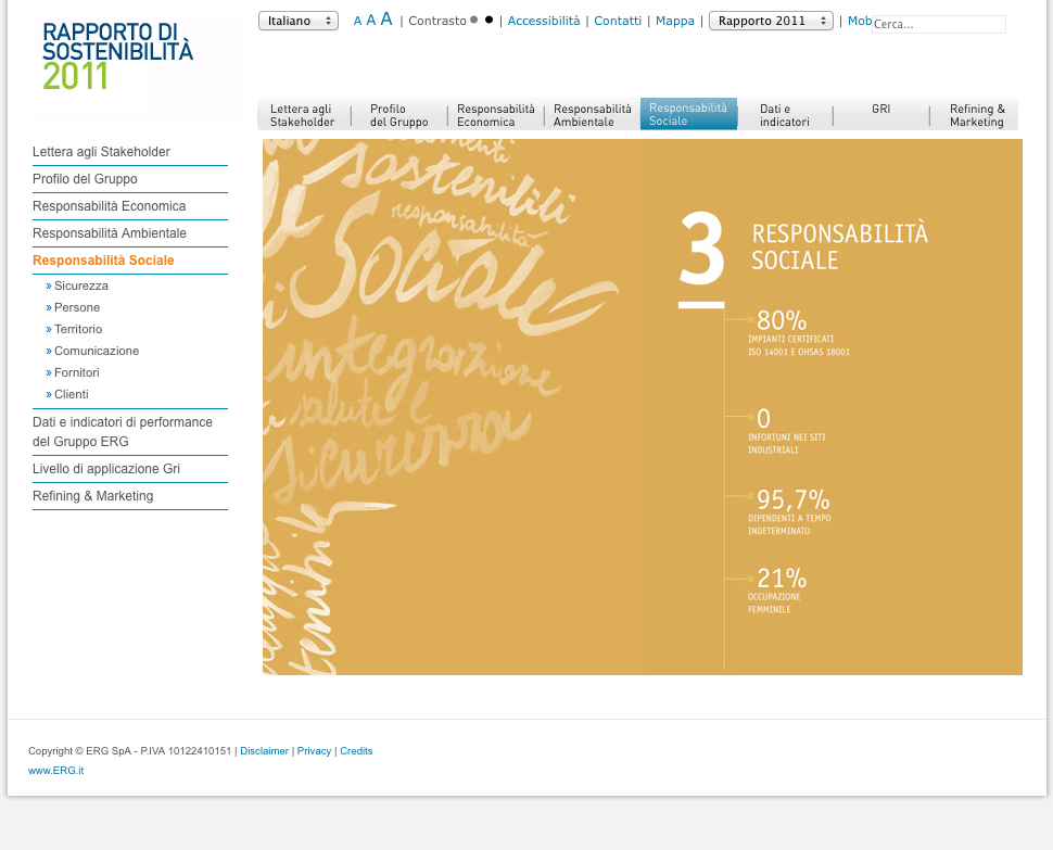 03 RESPONSABILITA SOCIALE 03 RESPONSABILITA SOCIALE