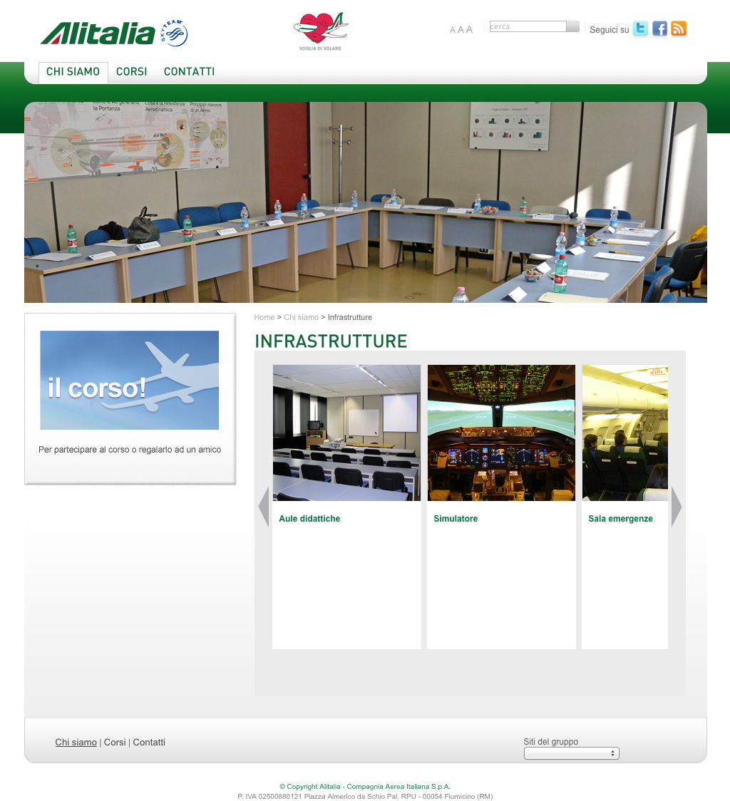 03 INFRASTRUTTURE ALITALIA 03 INFRASTRUTTURE ALITALIA