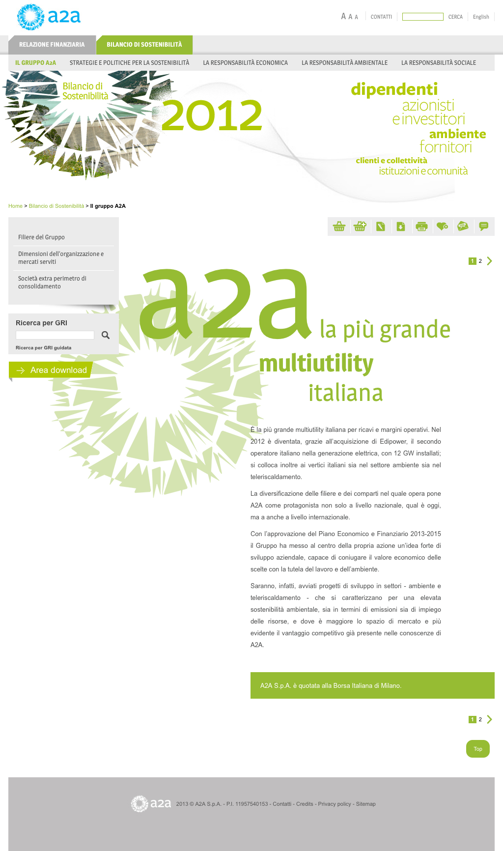 04 IL GRUPPO A2A ANNUAL REPORT