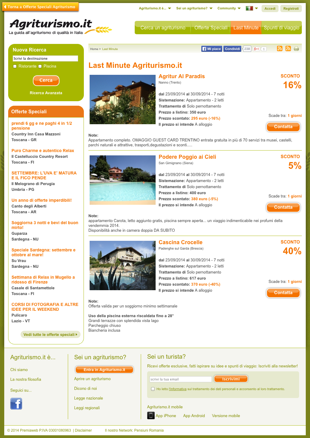 04 LAST MINUTE AGRITURISMO