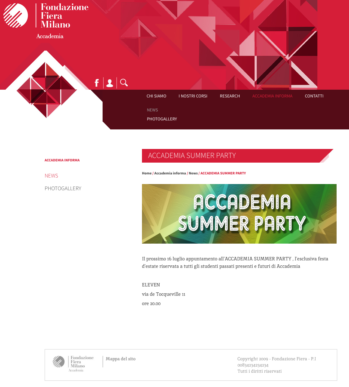 04 NEWS ACCADEMIA SUMMER PARTY 04 NEWS ACCADEMIA SUMMER PARTY