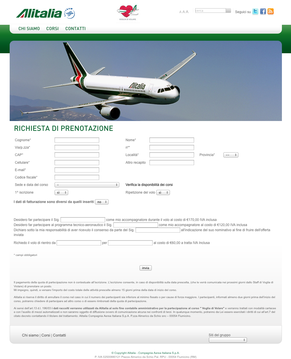04 PRENOTAZIONE ALITALIA 04 PRENOTAZIONE ALITALIA