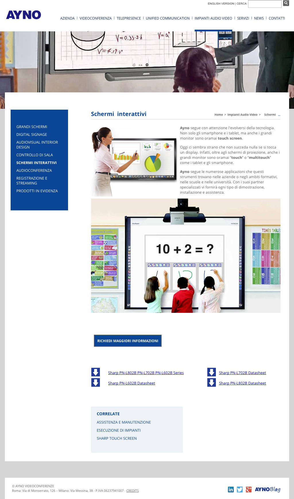 04 SCHERMI INTERATTIVI