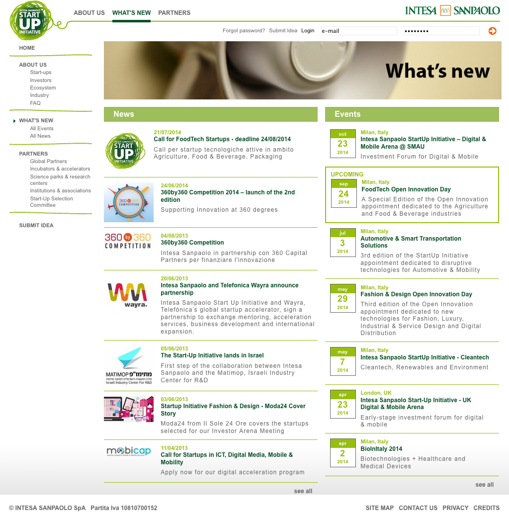 04 WHATSNEW INTESA 04 WHATSNEW INTESA