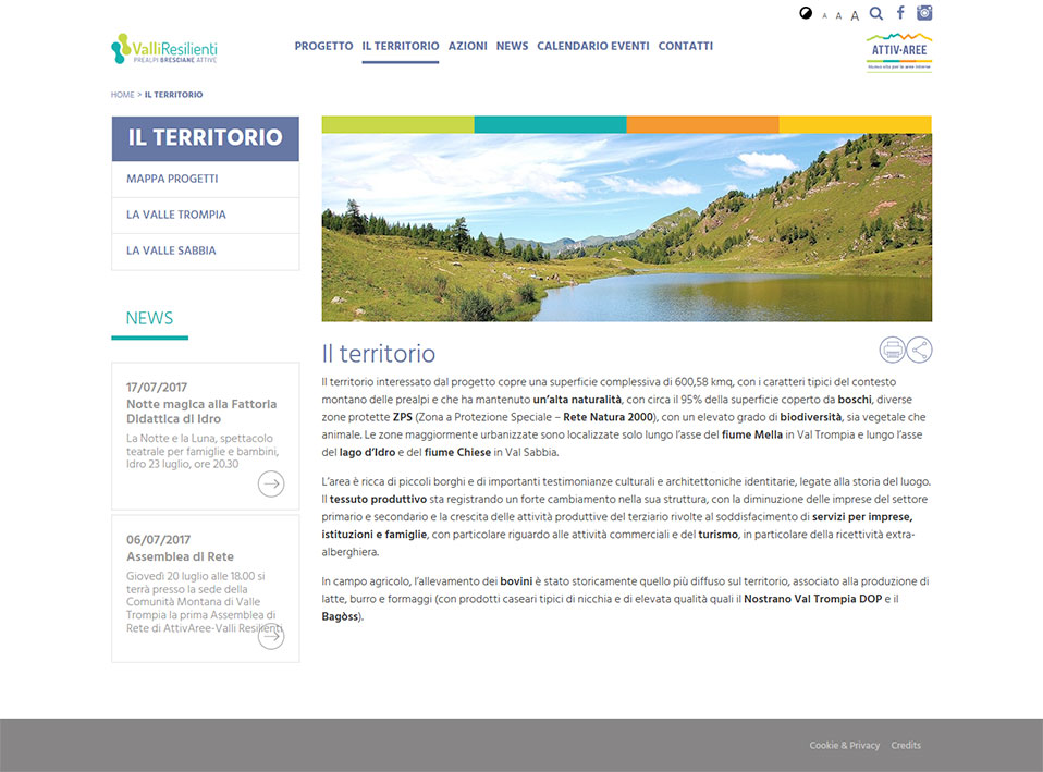 Il Territorio Valliresilienti