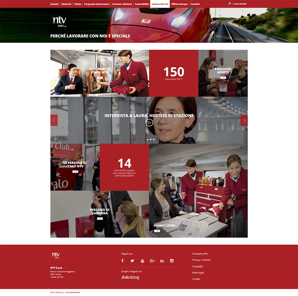 Lavora con noi   NTV Italo