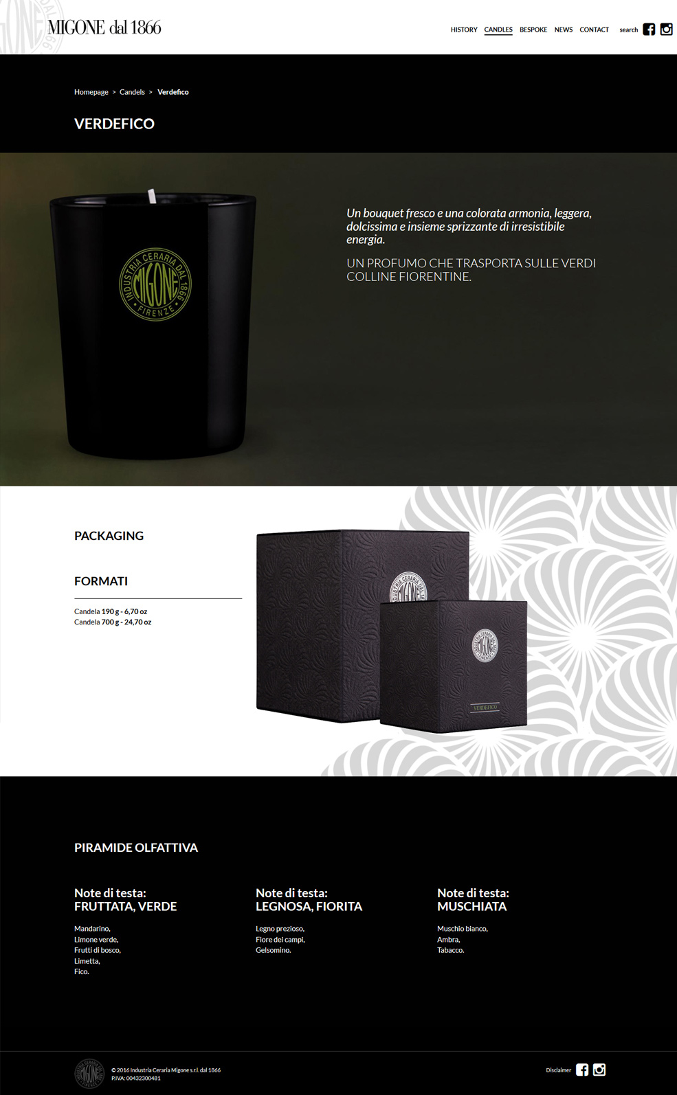 migone1866 dettaglio candela