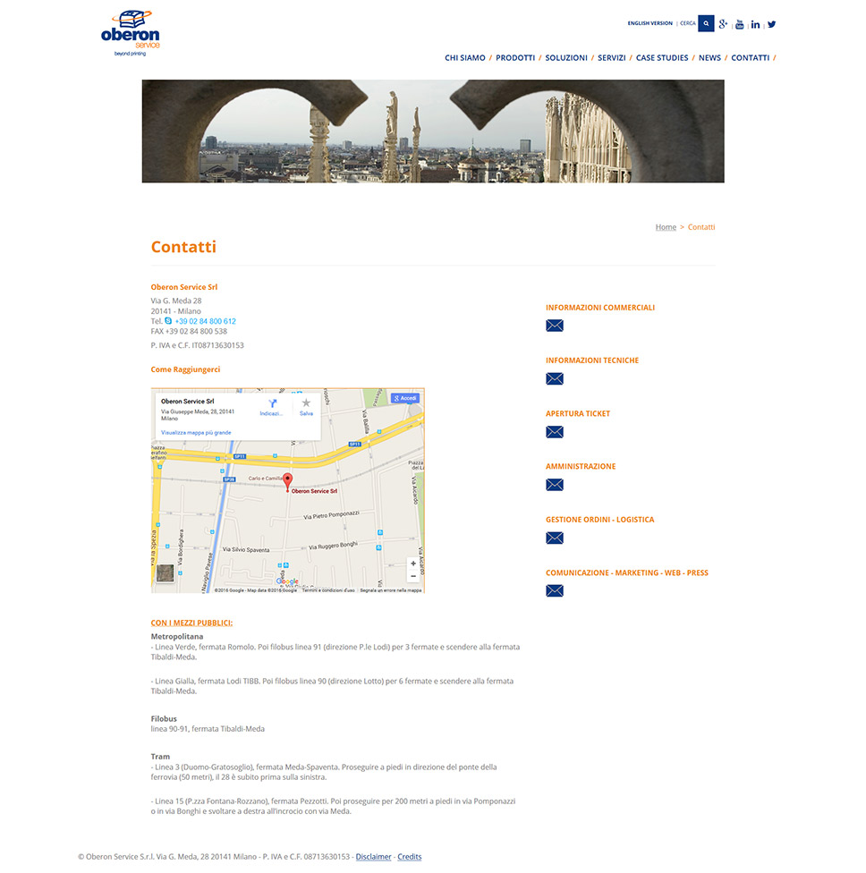 oberon contatti oberon contatti