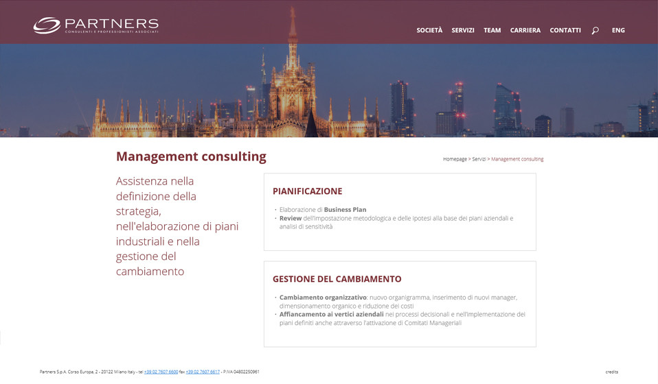 PARTNERS interno management