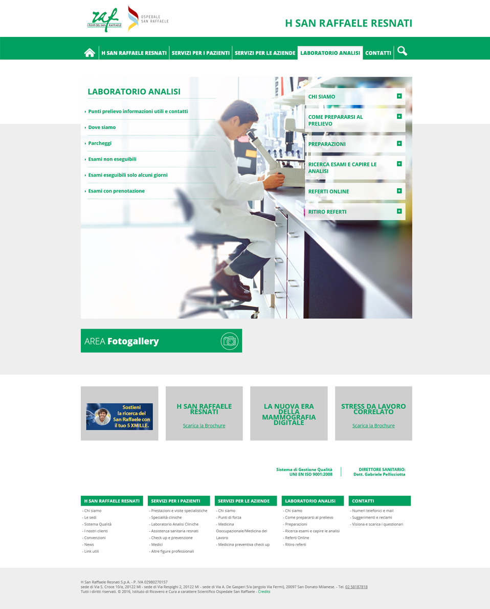 RAF interno laboratorio RAF interno laboratorio