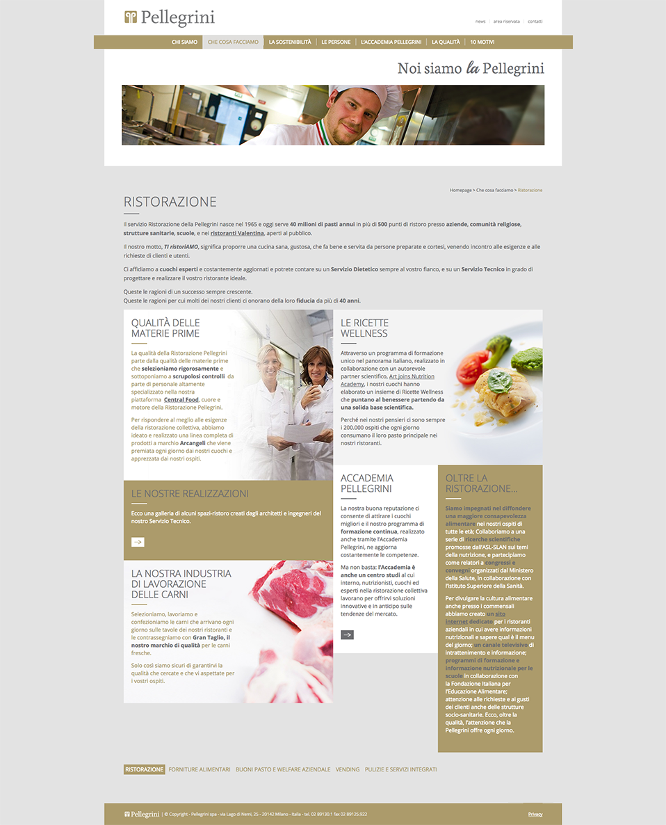 Ristorazione   Gruppo Pellegrini